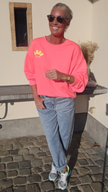 SOHO sweatshirt neon coral