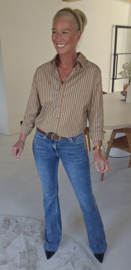 LOVELY cotton shirt camel