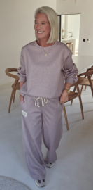 ANDIE jogger set taupe