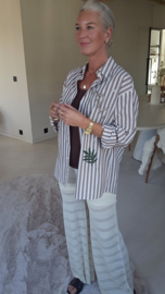 MIDE crochet pants ecru