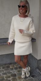 BONITA knit set ecru