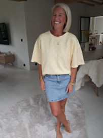 COREEN dots tee yellow