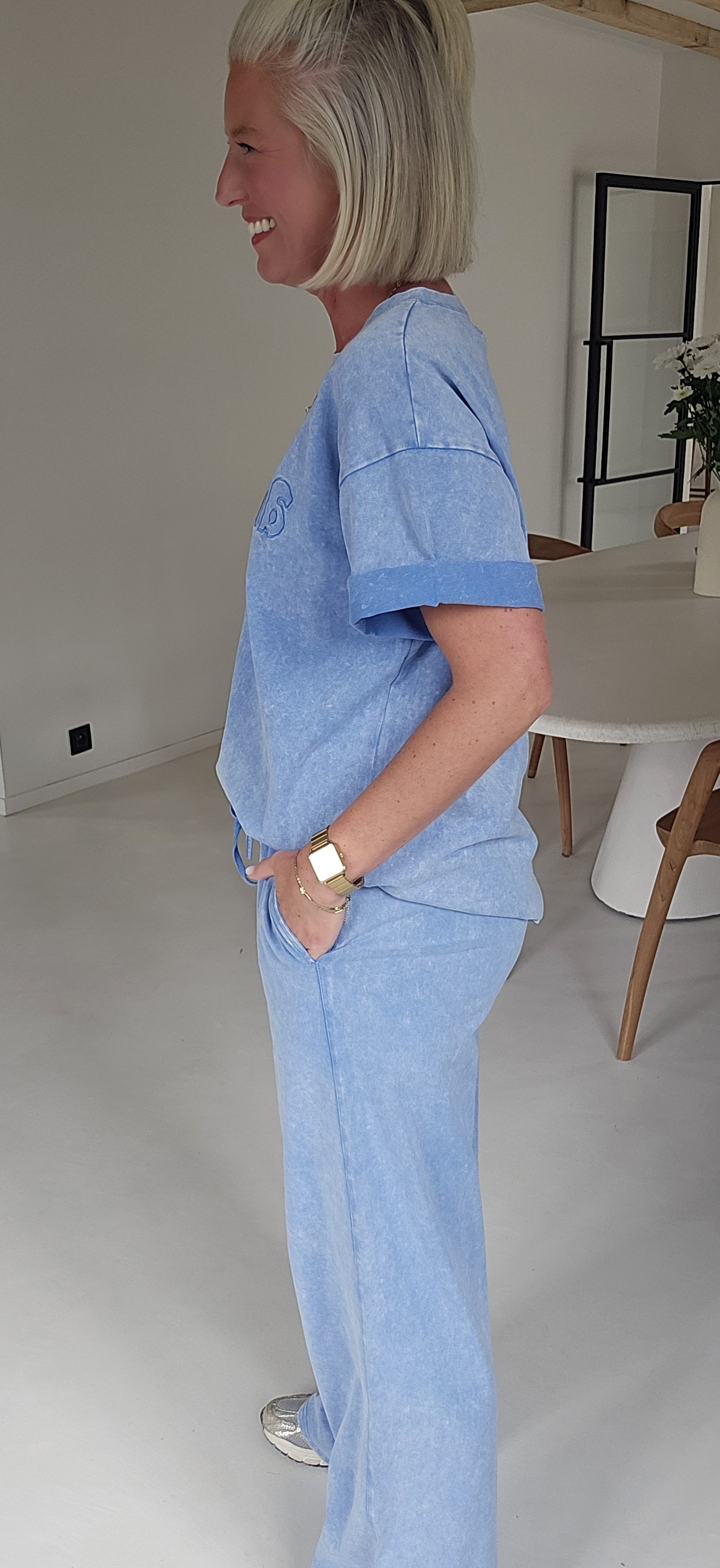 JONAH jogger set washed blue