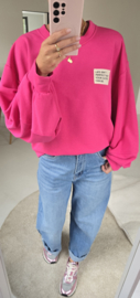 PERFECT sweatshirt fuschia