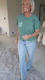 LA DOLCE VITA LEMON tee green
