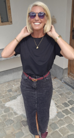 BASIC cotton T-shirt black