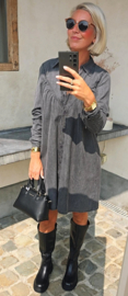 DANA jeans dress anthracite