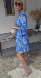 CERINNE viscose dress blue