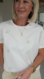 BEACH SHELLS cotton T-shirt