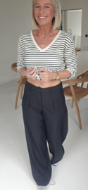 BENEDICTE loose wide leg pants black