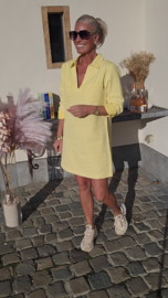 THE PERFECT JEANS 2 longsleeve dress yellow