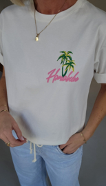 HONOLULU cotton T-shirt white