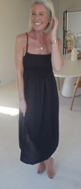 SANDRIN smock dress black