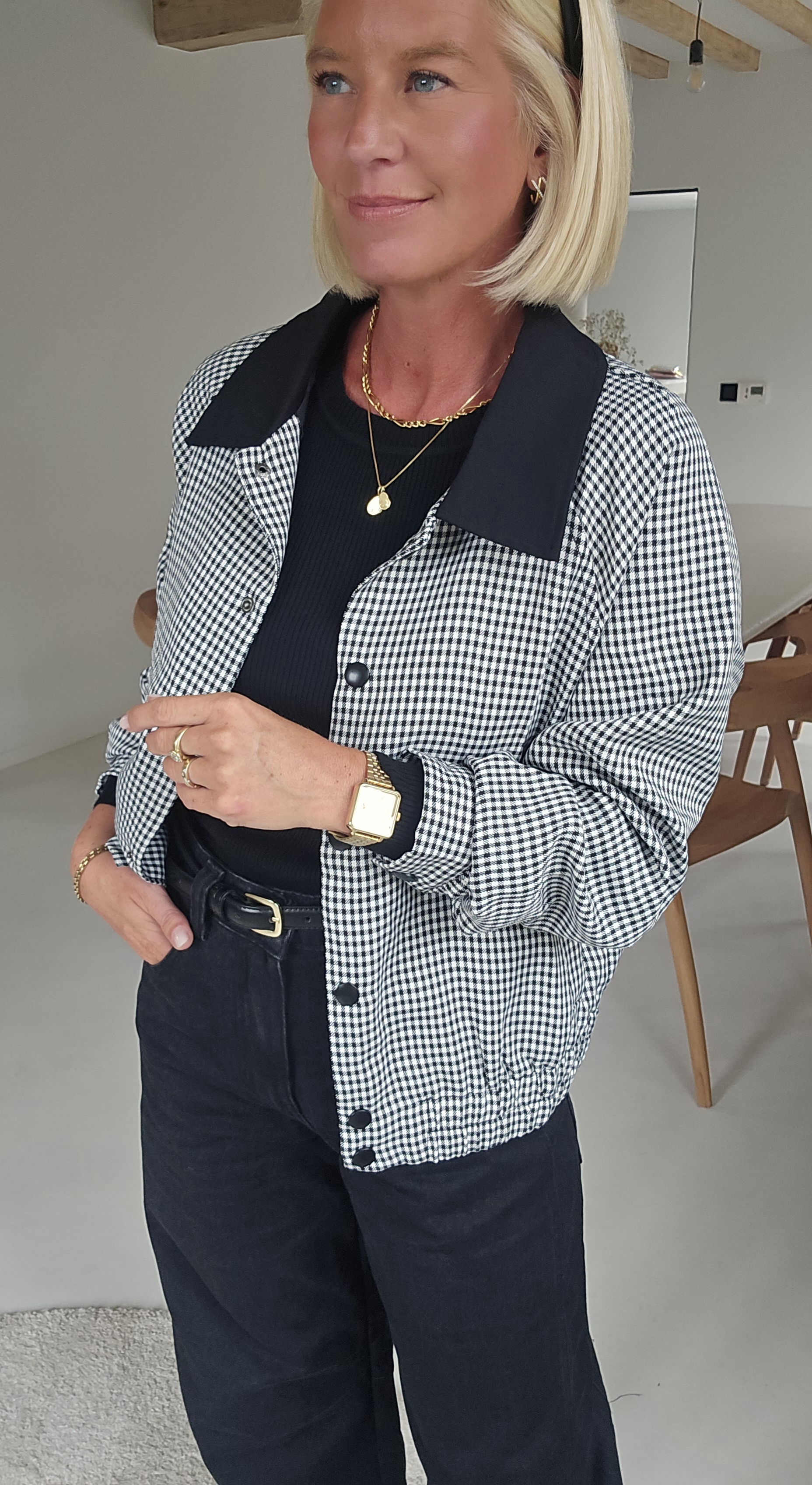 CAITH vichy jacket
