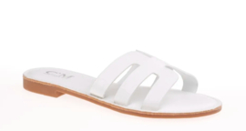 SUMMER VIBES slippers white