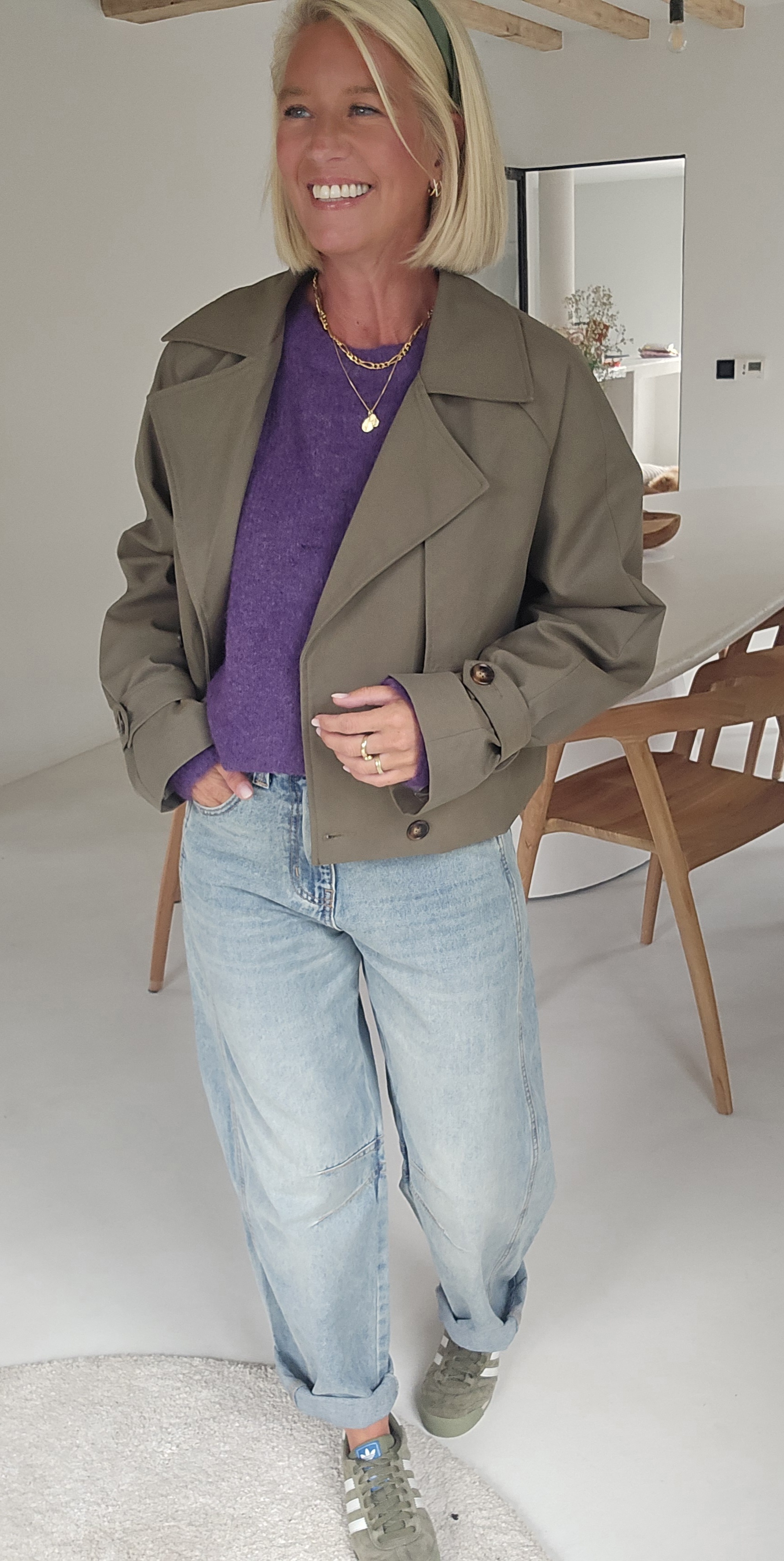 BEZIERS soft knit violet