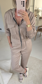 ANA sweatshirt jumpsuit taupe