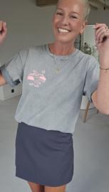 SURF CLUB cotton T-shirt grey