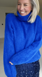 CHARLINE turleneck knit kobalt blue