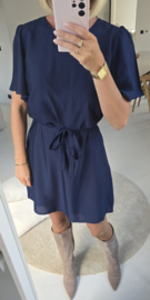 CHALIZE viscose dress navy