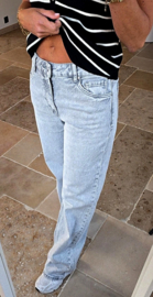 PIPER wide leg jeans soft grey