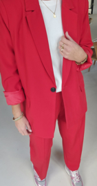 CECILIA suit pants red