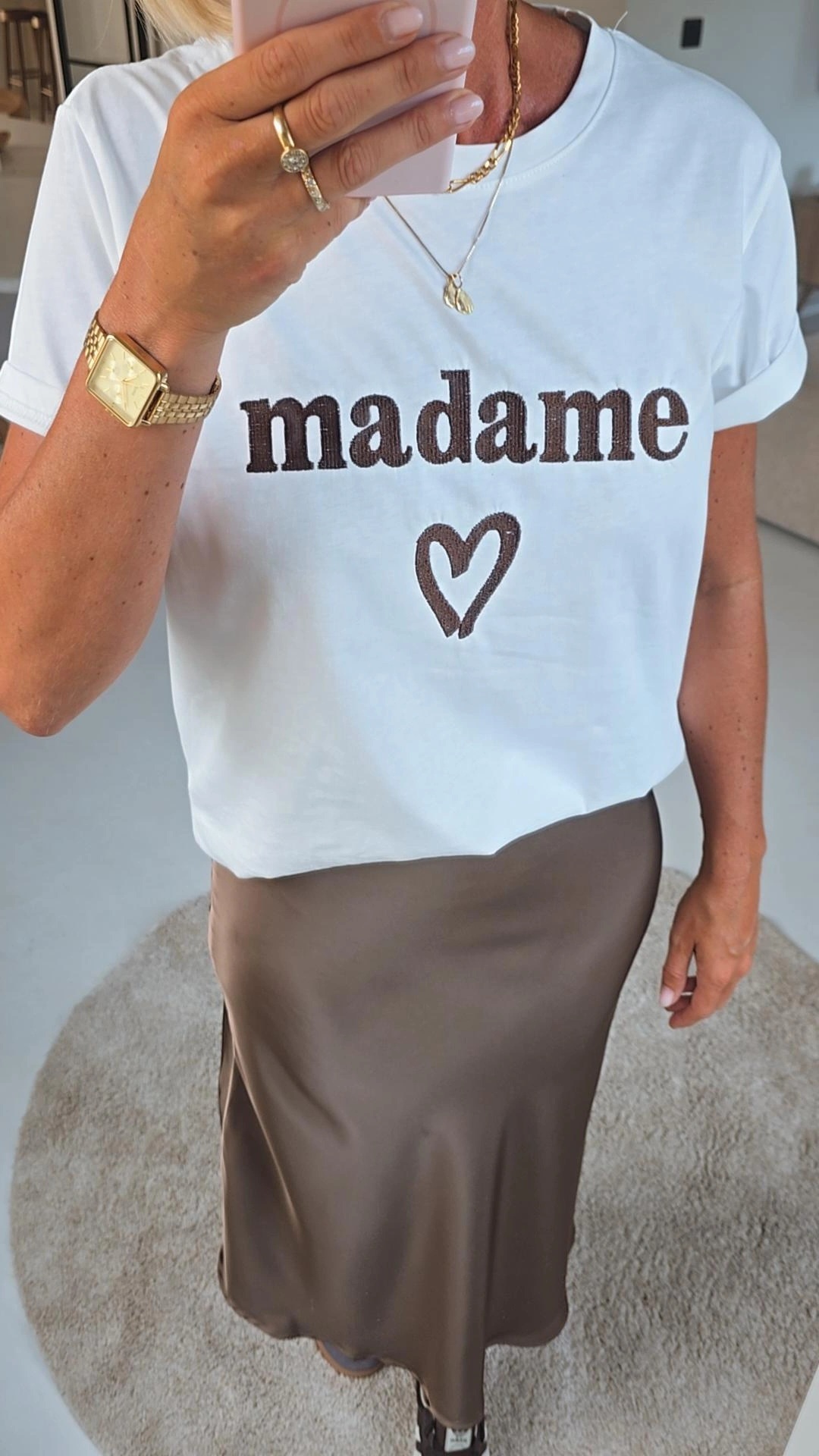 MADAME cotton T-shirt white