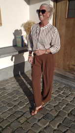 RIVIERA striped blouse