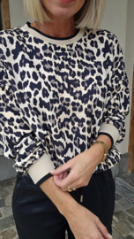LEO sweatshirt black beige