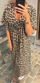 RIMINI maxi leo dress camel