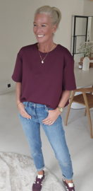 JOJO T-shirt burgundy