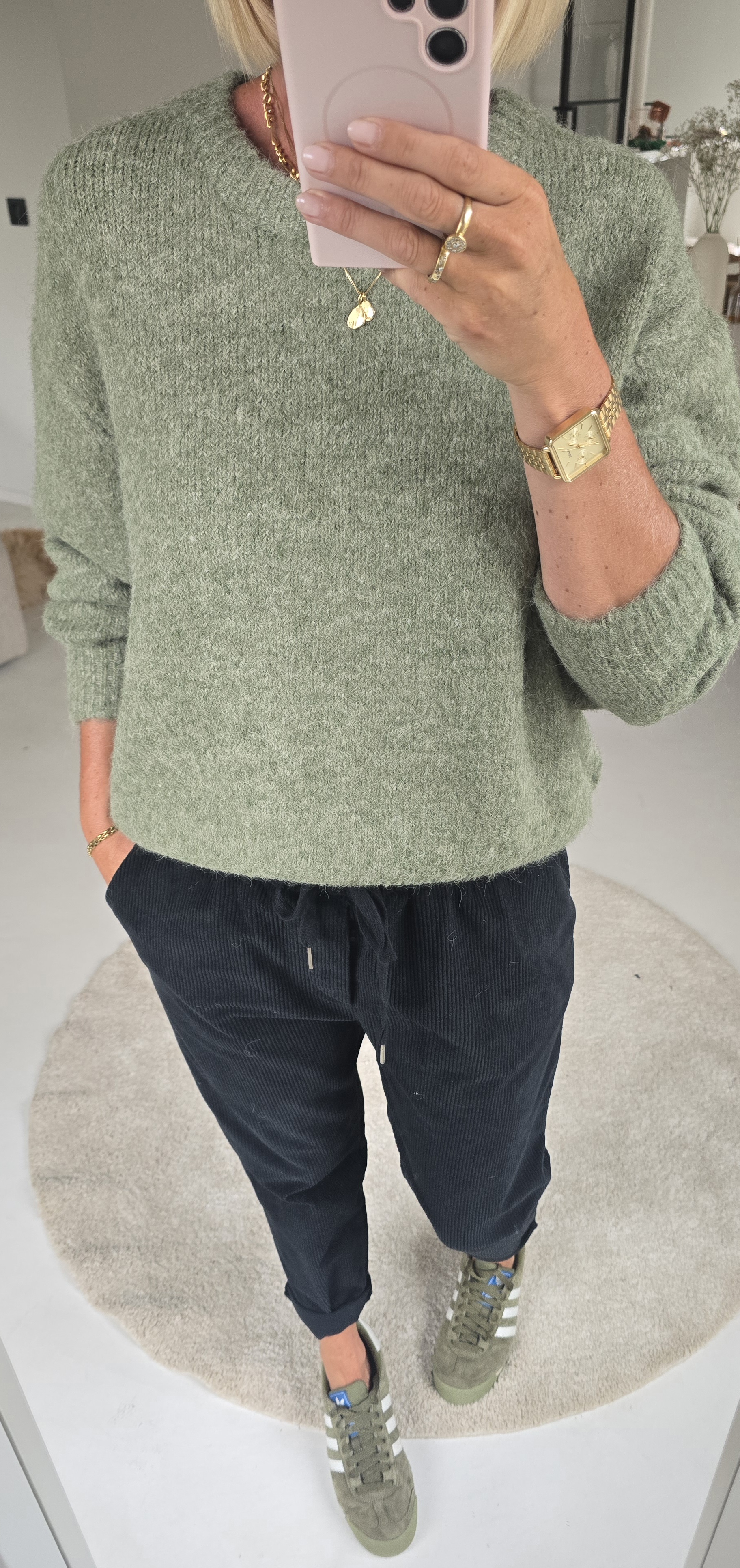 BEZIERS soft knit olive