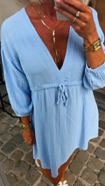 GUUS tetra dress pastel blue