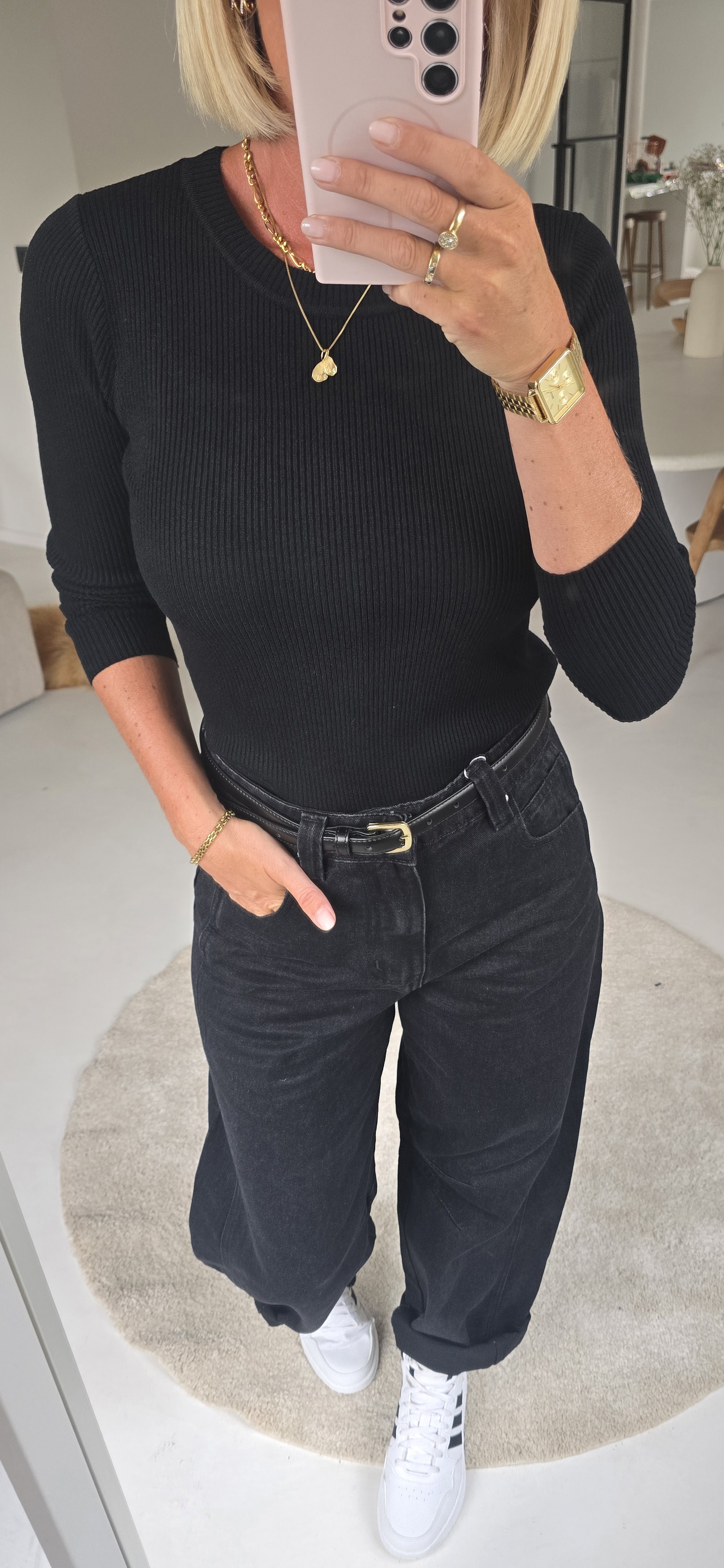 MILIA basic knit black