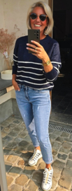 MIRA sailor knit navy