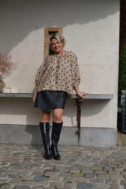 LIDY pu skirt black