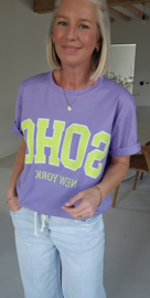 SOHO cotton T-shirt lilac