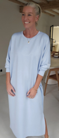 CELIA maxi sweatshirt dress blue