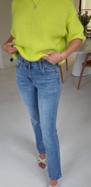 COOPER straight jeans midi blue
