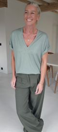 INA viscose tee darker mint