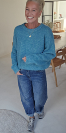 BEZIERS soft knit teal