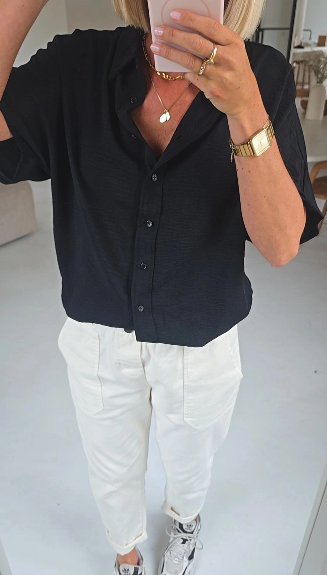 MIA short-sleeved shirt black