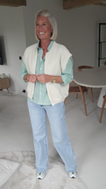 ROSALINE stripe shirt green