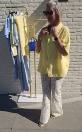 LACE DREAM pants soft butter yellow