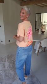 HAPPY T-shirt peach