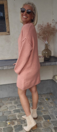 MANDINE midi knit dress soft pink