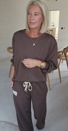 ANDIE jogger set chocolat