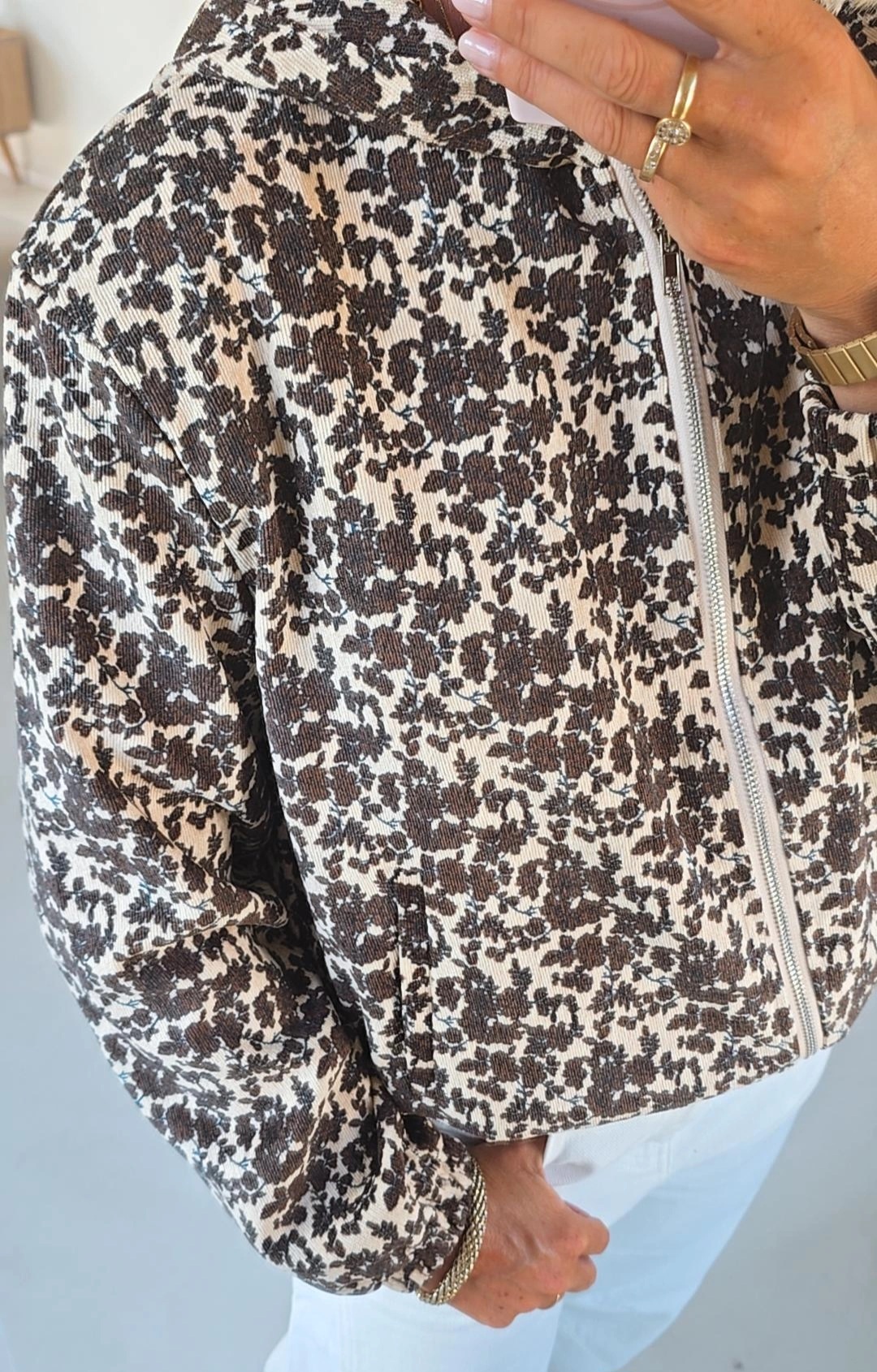 CILOU jacket with hoodie chocolat