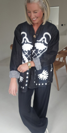AVELIN oversized jacket washed black