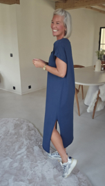 MELTE maxi T-shirt dress navy